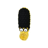 Large Hair Lemon Lady Silicone Hand Pipe | 3.5" | Colors Vary