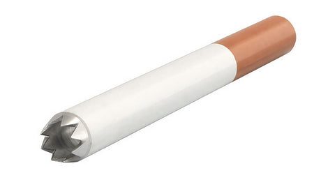 Large Standard Tobacco Taster - The Digger, 3" Steel Chillum, Portable Design