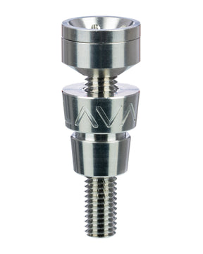 LavaTech Titanium Nail with Showerhead Dish for Dab Rigs, Adjustable, Male 14mm/18mm