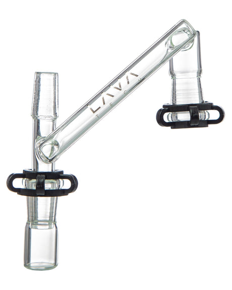 LavaTech Clear Borosilicate Glass Dropdown Reclaim Catcher, 45/90 Degree, for Concentrates
