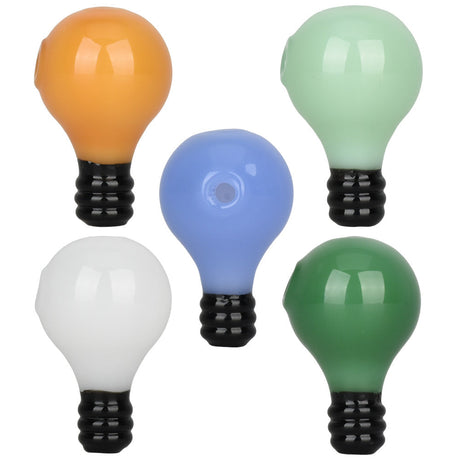 Assorted colors 28mm Light Bulb Directional Ball Carb Caps set for dab rigs, top view
