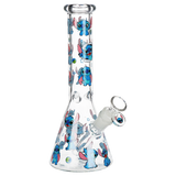 Little Blue Creature Beaker Glass Water Pipe | 10" | 14mm F