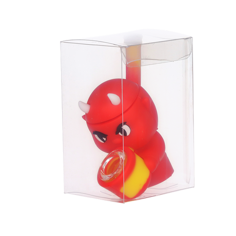 Little Devil Secret Stash Silicone Hand Pipe | 4"
