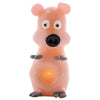 LA Pipes Little Piggy Hand Pipe in Pink, Borosilicate Glass Spoon Design for Dry Herbs, Front View