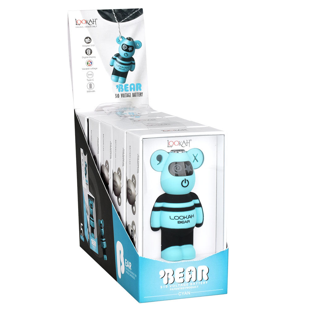 Lookah Bear 510 Battery | 500mAh | 5pc Display DankGeek Lookah Bear 510 Battery | 500mAh | 5pc Display DankGeek