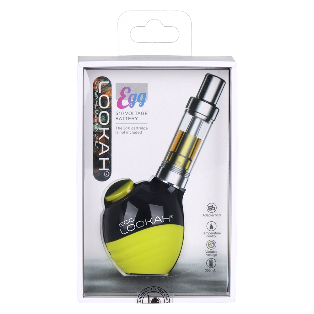 Lookah Egg Variable Voltage 510 Vape Battery | 350mAh | 5ct Display