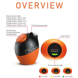 Lookah Egg Variable Voltage 510 Vape Battery | 350mAh | 5ct Display