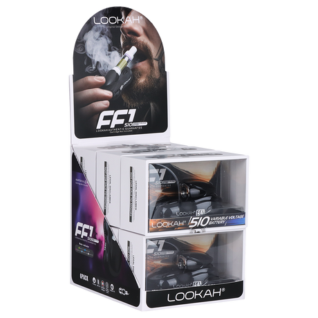 Lookah FF1 Racecar Variable Voltage 510 Vape Battery | 500mAh | 6ct Display