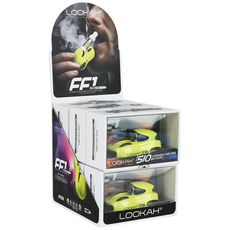 Lookah FF1 Racecar Variable Voltage 510 Vape Battery | 500mAh | 6ct Display