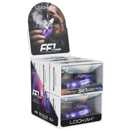 Lookah FF1 Racecar Variable Voltage 510 Vape Battery | 500mAh | 6ct Display