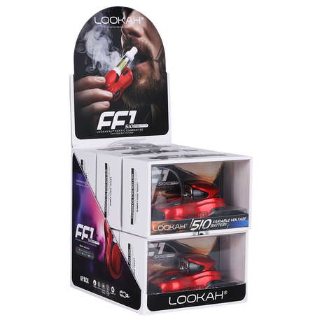Lookah FF1 Racecar Variable Voltage 510 Vape Battery | 500mAh | 6ct Display