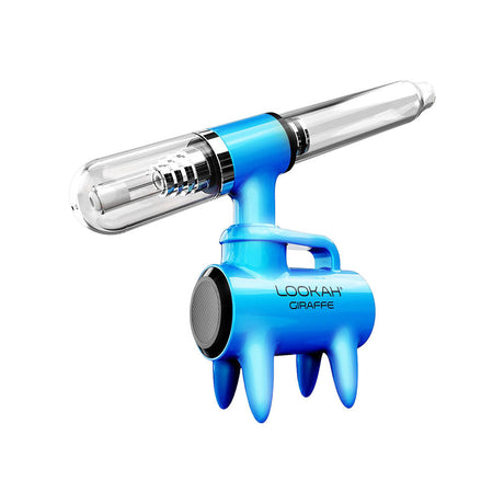Lookah Giraffe Nectar Collector in Blue, 650mAh, Side View on White Background