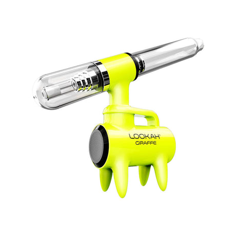 Lookah Giraffe Nectar Collector in Neon Green, 650mAh battery, front view on white background