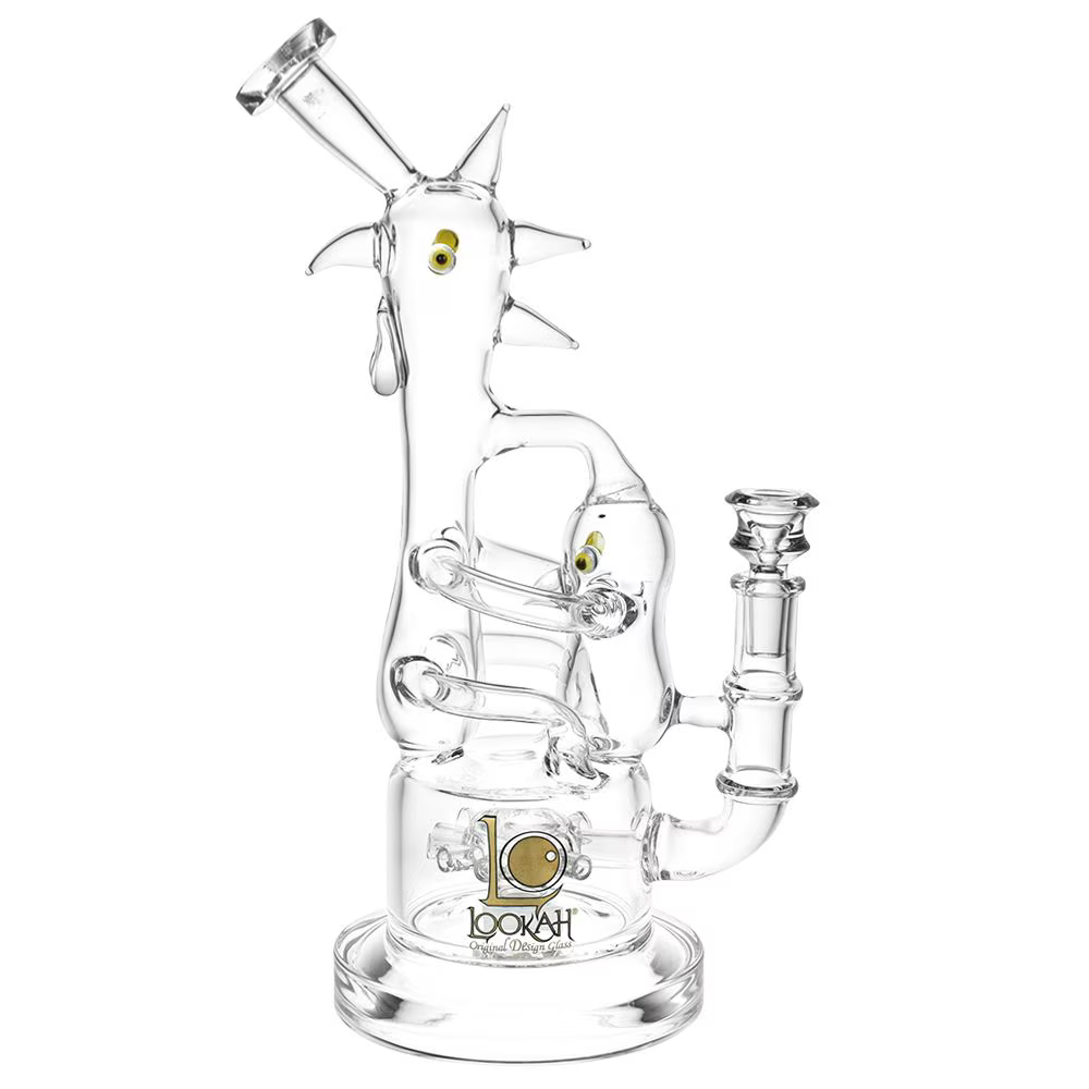 Lookah Glass Chicken Recycler Water Pipe | 12.25" | 14mm F