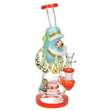 Lookah Glass Evil Eye Water Pipe | 9.75" | 14mm F