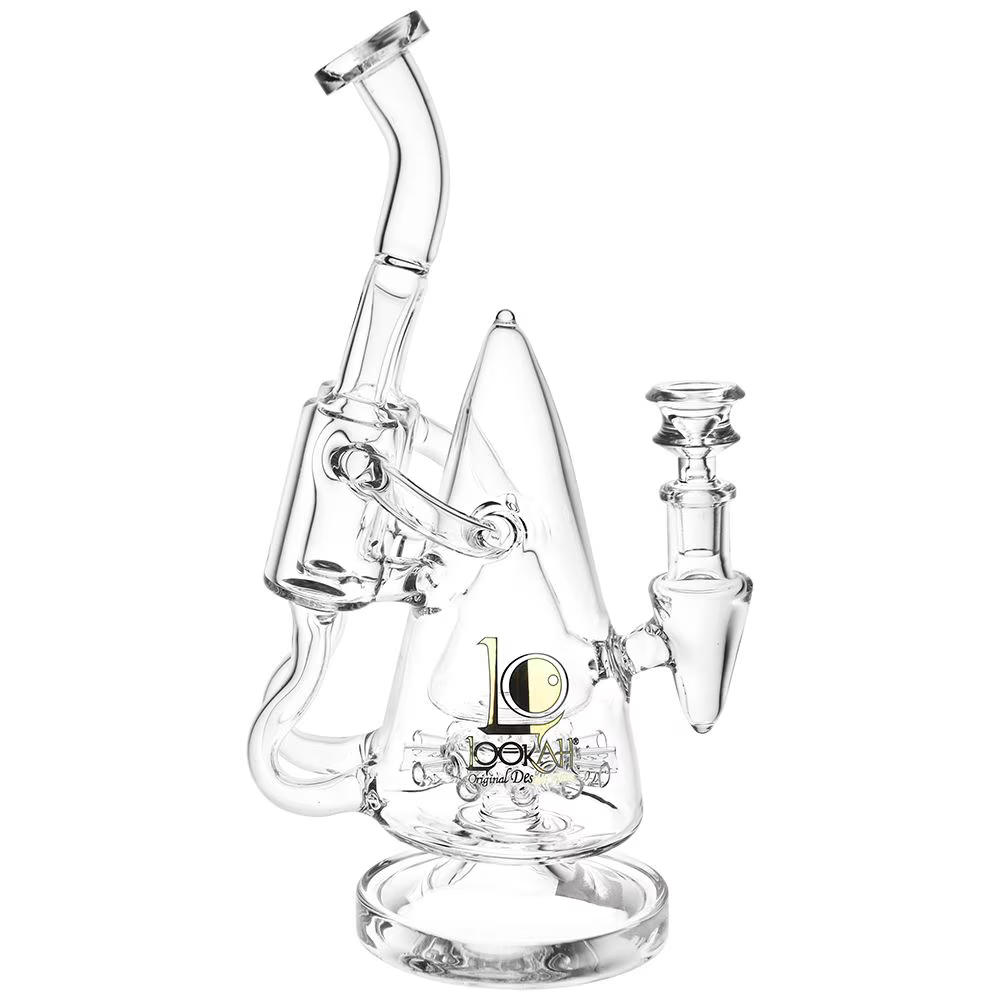 Lookah Glass Pyarmid Recycler Water Pipe | 11" | 14mm F