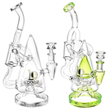 Lookah Glass Pyarmid Recycler Water Pipe | 11" | 14mm F