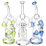 Lookah Glass Robot Recycler Water Pipe | 12.5" | 14mm F