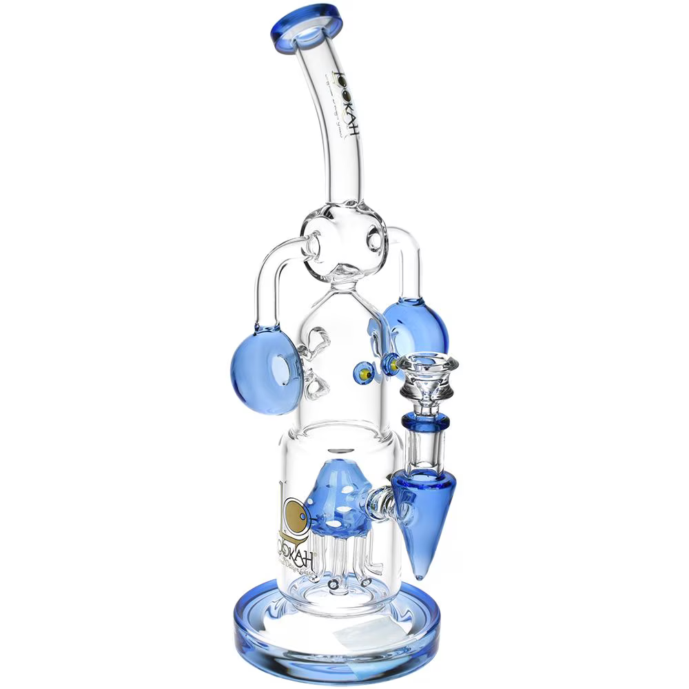 Lookah Glass Robot Recycler Water Pipe | 12.5" | 14mm F