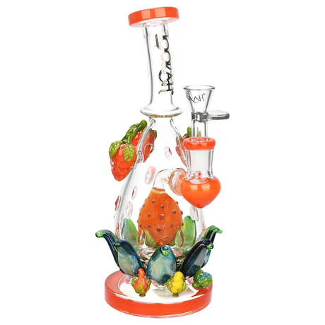 Lookah Glass Very Berry Water Pipe | 9.25" | 14mm F