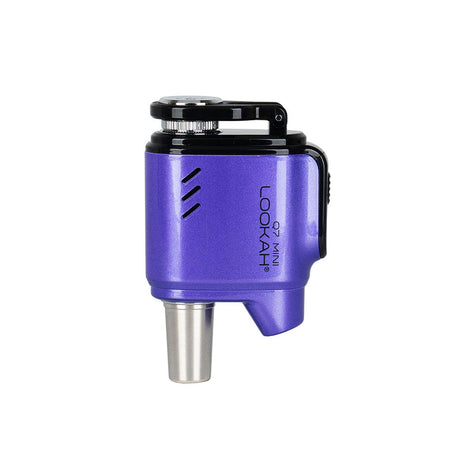 Lookah Q7 Mini Enail in vibrant blue, portable 950mAh concentrate vaporizer, side view