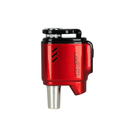 Lookah Q7 Mini Red Portable Enail with 950mAh Battery - Front View on White Background