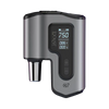 Lookah Q7 Portable Mini Enail Dab Kit in Gray with Digital Display, Side View