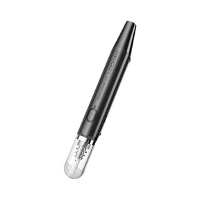 Lookah Seahorse 2.0 Electric Dab Pen in Black, Portable Design with Battery Power, Angled View