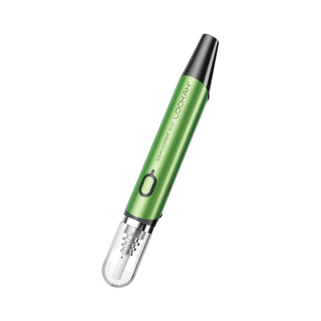 Lookah Seahorse 2.0 Electric Dab Pen in Green, Portable Design for Concentrates, Side View
