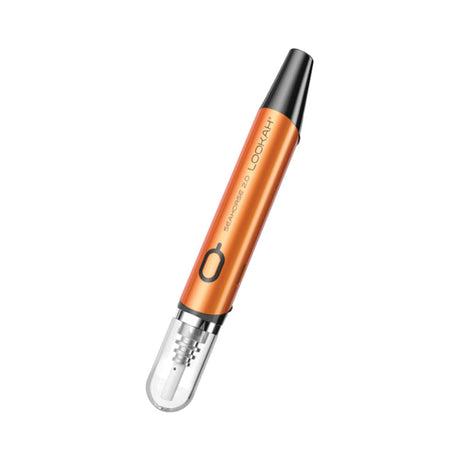Lookah Seahorse 2.0 Electric Dab Pen in Orange, Portable Dab/Wax Pen with Battery, Front View