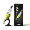 Lookah Seahorse Max Electric Dab Pen in Neon Yellow with Glass Perc, 950mAh, product and box displayed