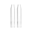 Lookah Seahorse Pro Plus clear borosilicate glass mouthpieces for concentrates, 2-pack front view