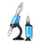 Lookah Seahorse X Electric Dab Kit in Blue with Glass Tip and Stand - Front View