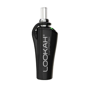 Lookah Swordfish Concentrate Vape Pen in Black - Front View with Quartz Coil