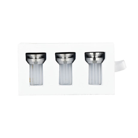 Lookah Swordfish 3-Pack Magnetic Glass Mouthpieces for Vaporizers, Clear Borosilicate, Top View