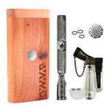 DynaVap M 7 Starter Pack with Stainless Steel Vaporizer, Wood Storage Box, and Accessories