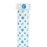Cookies V Straights Water Pipe with Blue Logo on Borosilicate Glass, 14mm Female Joint