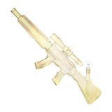 Machine Gun Glass Water Pipe | 23.75" | 14mm F | Colors Vary