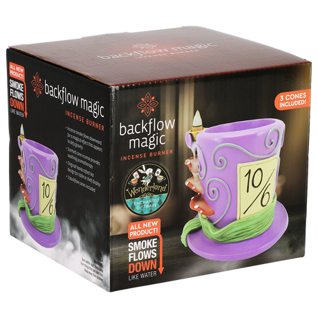 Mad Hatter Shroom Waterfall Backflow Incense Burner | 4.75" x 5"