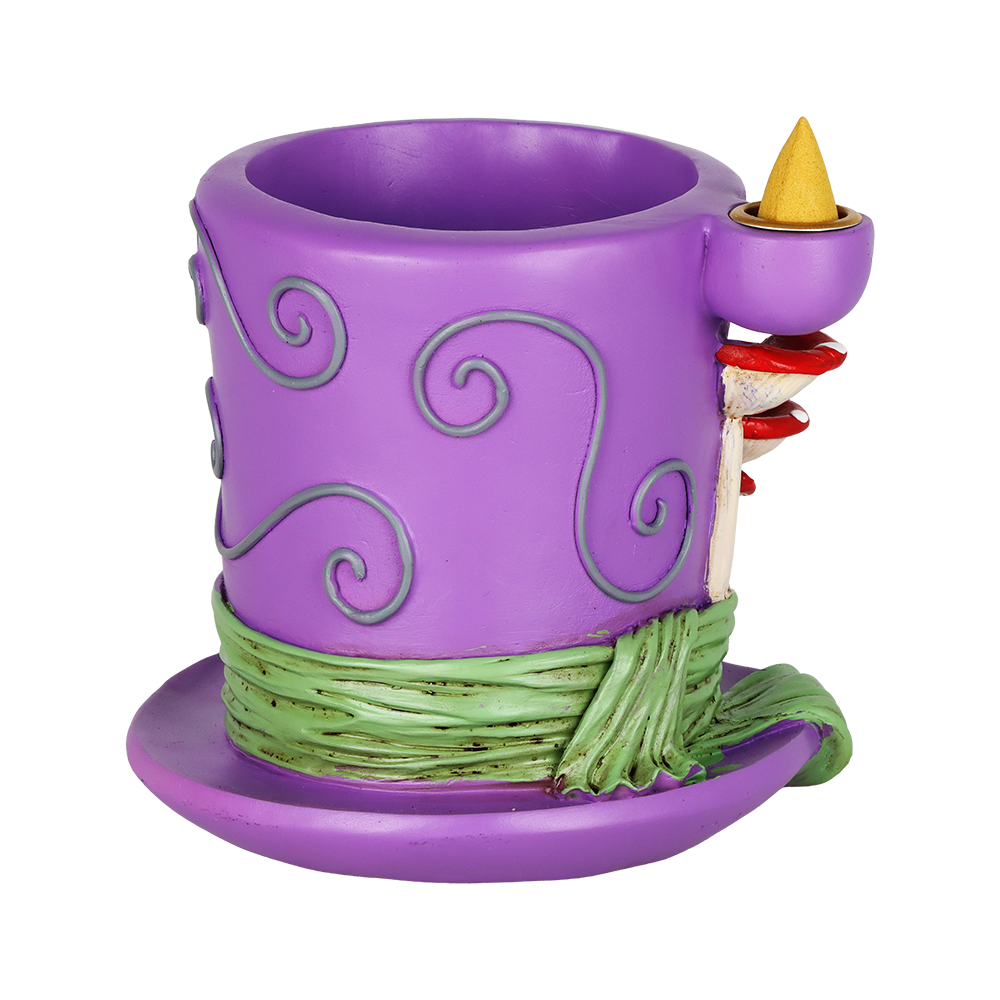 Mad Hatter Shroom Waterfall Backflow Incense Burner | 4.75" x 5"