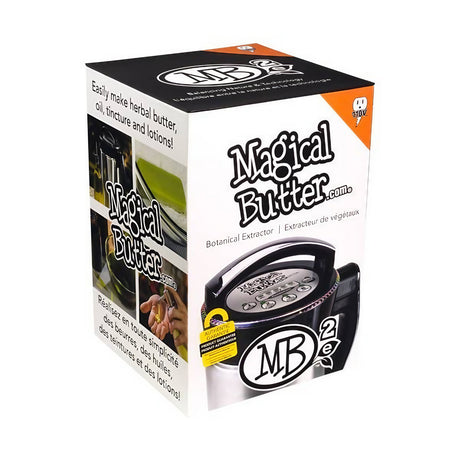 Magical Butter Botanical Extractor in packaging, front view, kitchen essential for herbal infusions