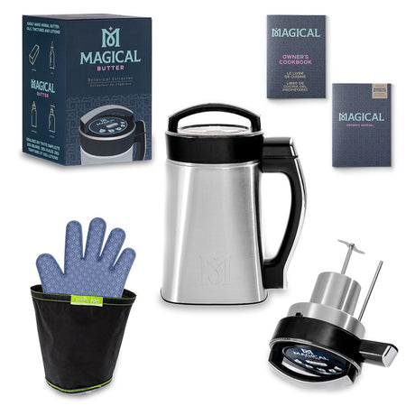 Magical Butter MB2e 40oz Botanical Extractor with accessories and packaging