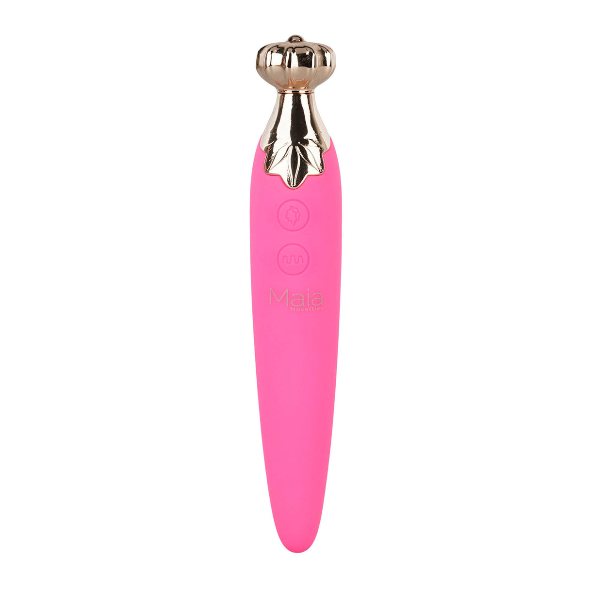 Maia Novelties Vaporator 2-in-1 510 Battery/Personal Massager in Pink, Front View, 400mAh