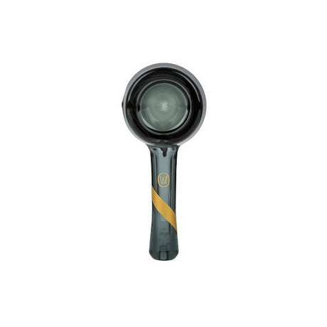 Marley Natural Smoked Glass Spoon Pipe with Gold Stripe Decal, Compact and Portable