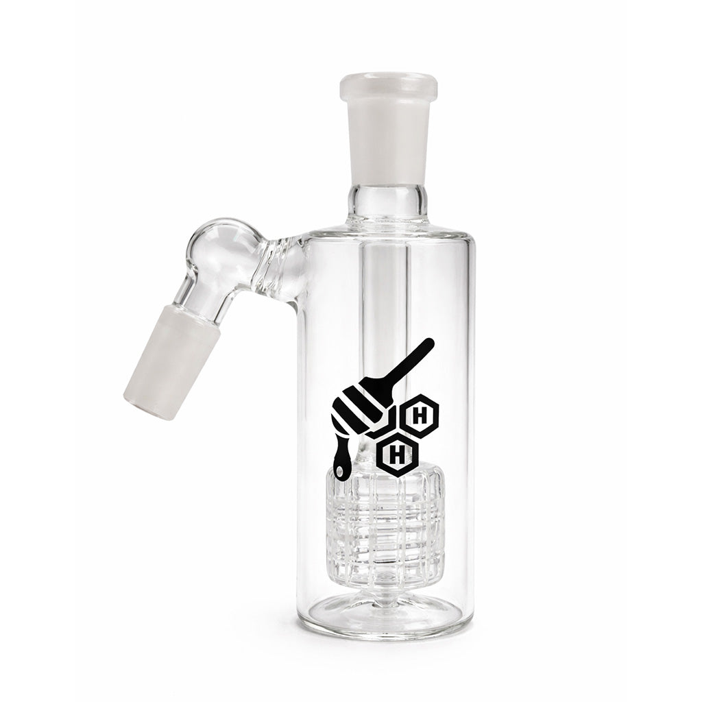 Honeybee Herb Matrix Perc Glass Cylinder Ash Catcher