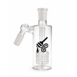 Honeybee Herb Matrix Perc Glass Cylinder Ash Catcher