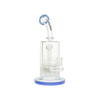 MAV Glass 12 Arms Sycamore Tree Perc Bong in Lavender, 9" Tall with Glass on Glass Joint