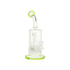 MAV Glass 12 Arms Sycamore Tree Perc 2.0 bong with clear borosilicate glass, front view on white background