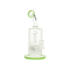 MAV Glass 12 Arms Sycamore Tree Perc 2.0 Bong in Slime Variant - Front View on White Background