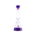 MAV Glass 12" Accent Color Beaker Bong in Purple with Clear Glass and 5mm Thickness